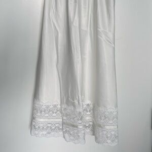 DIOR VINTAGE WHITE LACE SLIP